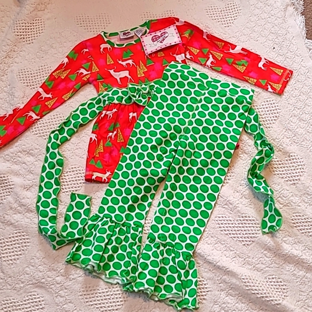 4T-5T Toddler Christmas Outfit